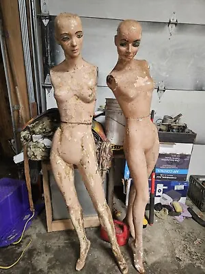 2 VINTAGE MANNEQUIN 1930s To 40s • $880