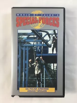 World Of Valor Special Forces 6th Polish Airborne Assault Brigade VHS 1991 • $8.99