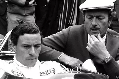£3.20 • Buy Jim Clark And Colin Chapman Lotus F1 Portrait Photograph 1