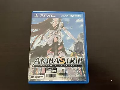 Akiba's Trip: Undead And Undressed - Playstation Vita - PSVITA  - Complete • $75