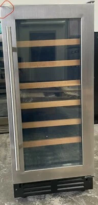 $279 • Buy Whirlpool WUW35X15DS 15 Inch Under Counter Wine Cooler, Stainless Steel