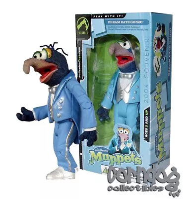 Muppets Palisades Toys Exclusive Dream Date Gonzo Action Figure Blue Tuxedo 2004 • $67.99