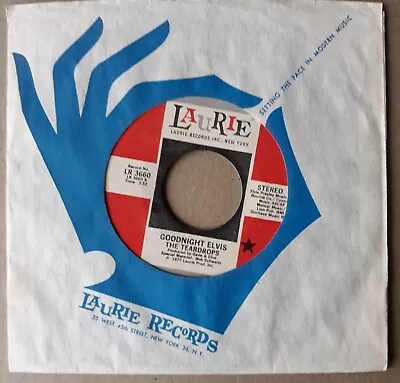 Goodnight Elvis The Teardrops Girl Group 1977 Original 45 Nm Elvis Tribute • $4.85