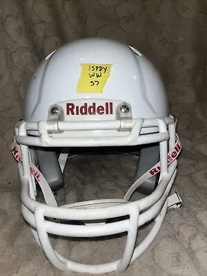 Riddell Revo Speed Youth Small Football Helmet (White W/ White Face Mask) • $35