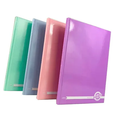 3 X A4 Notebook Hardback Writing Paper Notes Lined Margin Pages Pad Jotter Book • £9.99