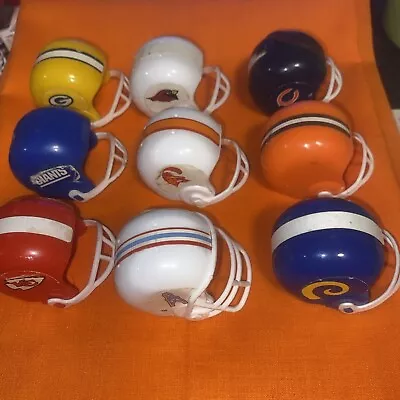 Vintage Mini 1 1/2” NFL Helmets-(16) • $8