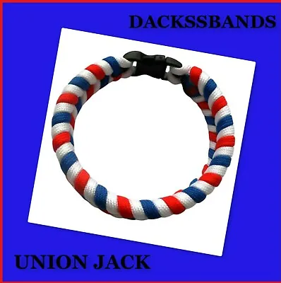 £5.69 • Buy Union Jack Hand Made ParaCord Wristband Bracelet 10% Donation To Help For Heroes
