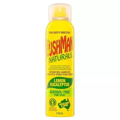 Bushman Naturals Lemon Eucalyptus Pump Spray 145ml • $15.99