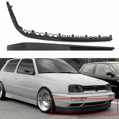 For VW Golf MK3 VR6 Euro 1993-1999 Front Bumper Lip Splitters Lower Chin Spoiler • $49.99