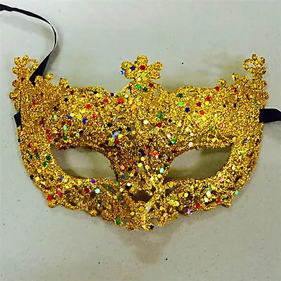 Cosplay Face Cov Glitter Women Ribbon Mysterious Eye Cover For Masquerade N • $20.89