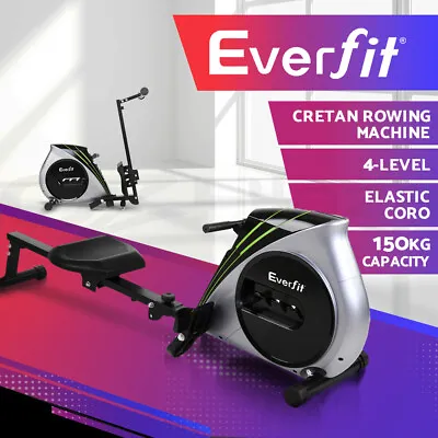 Everfit Rowing Machine Rower Resistance Exercise Fitness Home Gym Cardio • $195.95