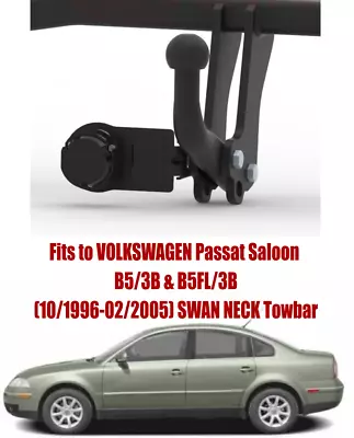 Tow Bar For VW Passat Saloon (B5/3B & B5FL/3B) (1996-2005) & 7 Pin Kit - V115 • $186.49