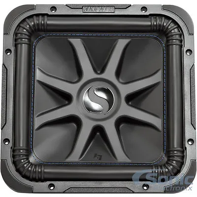 Kicker Solo-Baric L7S 1500W 12  2 Ohm Ported Square Car Audio Power Subwoofer • $349.99