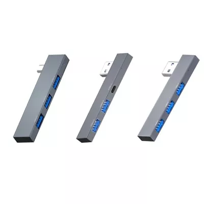 USB 3.0 Hub 3 Ports Aluminum Alloy USB Hub 2.0 Extended Type C/USB PD Splitter • $19.10