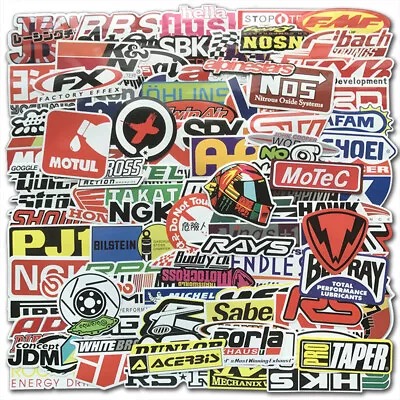 Lot Set Of 100 Motorcycle Motocross Decals Stickers Racing ATV UTV Dirtbike Cool • $9.99