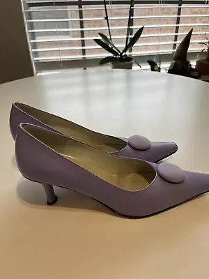 Women's J. Renee ALIDA Purple (Satiny/Silk Fabric) Pump Shoes 8.5 • $9.99