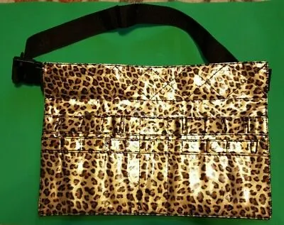 $11.90 • Buy Crown Leopard Print Apron 22 Brush Slots & 4 Large Pockets
