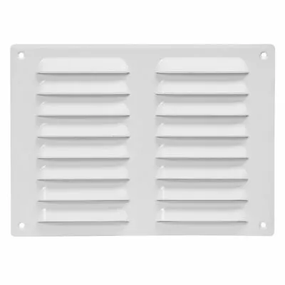 Metal Air Vent Grille 260mm X 190mm With Fly Screen Flat Louvre Duct Cover • £11.99