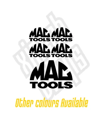 Mac Tools Vinyl Sticker Decal Set Car Toolbox Garage Mechanic - Window Optional • $5.67