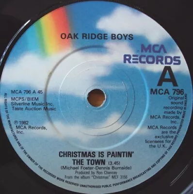 The Oak Ridge Boys - Christmas Is Paintin' The Town (7  Single) • £8.49