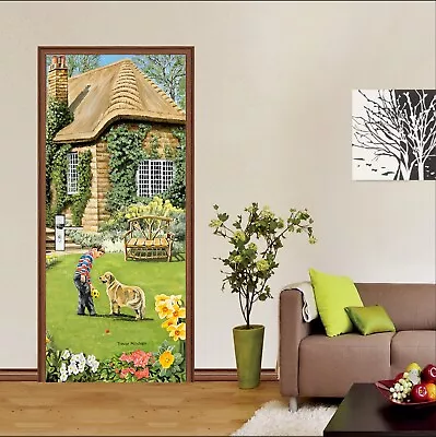 £139.59 • Buy 3D Garden A2426 Door Wall Mural Photo Wall Sticker Decal Trevor Mitchell Sin