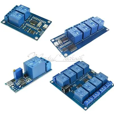 1 Channel 5-30V MICRO USB 5V 2/4/8 Channel USB Control Relay Module Delay Relay • $1.29