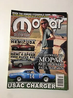 Mopar Collector's Guide MCG October 2010 Magazine Back Issue • $7.80