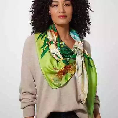 Metropolitan Museum Of Art - Van Gogh Oleanders Oversize Square Silk Scarf • $89