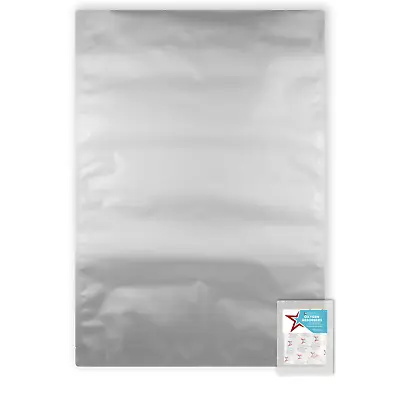 (10) 5.5 Mil 5 Gallon HD Mylar Bags +Individually Sealed 2000cc Oxygen Absorbers • $38.99