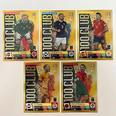 TOPPS Match Attax UEFA EURO 2024 - Choose 100 CLUB Cards - 100 CL 1 2 3 4 5 • £60.57