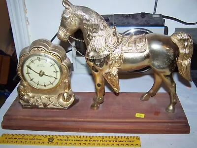 Vintage 1950's Horse Mantle Clock United Model #315  Untested • $50