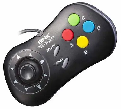 NEOGEO Mini PAD Controller BLACK SNK Neo Geo Japan • $49.51