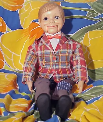 WILLIE TALK 24  Ventriloquist Dummy 1973 Horsman Doll - MOUTH WORKS- W3 (READ) • $49.99