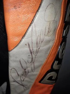 Tom Sykes Cal Crutchlow And David Jefferies. Autographed  Leathers. • £399