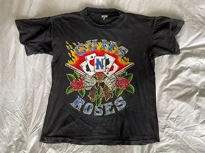 Guns N' Roses Aces/Cards Guns N’ Roses Graphic | Original Vintage Brockum |  M • £45