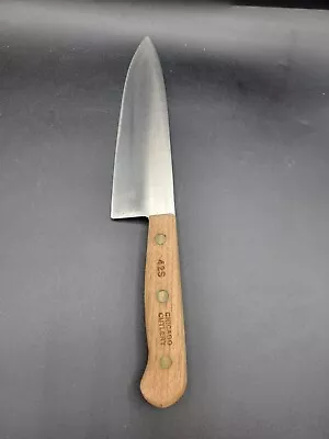 VTG Chicago Cutlery Chef Knife 8  Blade Wood Handle - 42S • $19.99