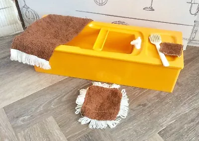 £5.99 • Buy Vintage .. Sindy .. 1975 ..Orange Bath & Accessories .. Boxed ..