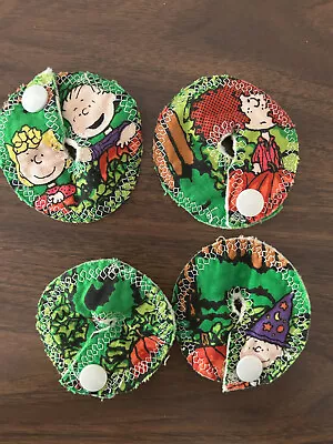 Set Of 4 Charlie Great Pumpkin G-Tube Button Pads • $11.99