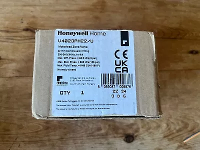 Honeywell Home 4023PH22/U 22mm 2 Port Zone Valve 5 Wire Valve • £42.95