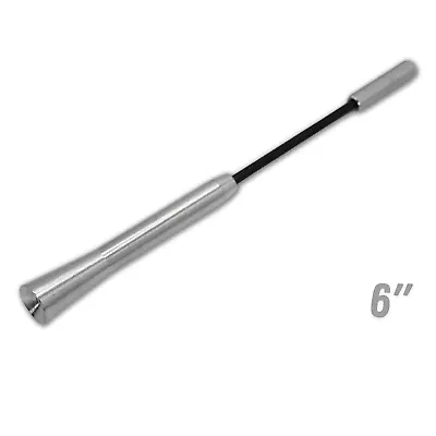 Silver Extended 6  Cnc Billet Aluminum Short Antenna For 00-09 Honda S2000 • $18.95