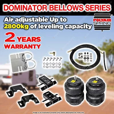 Polyair Air Bag Suspension Kit 2800kg 3 Raised For Toyota Landcruiser 78 79 Ser. • $1037.95