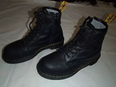 Dr Martens Men's  Industrial Steel Toe Safety Boots Black ASTM F2413-11 Size 7 • $49.99