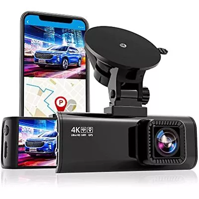 $139.99 • Buy REDTIGER Single Dash Camera Front 4K Dash Cam For Car With WiFi GPS Parking Mode