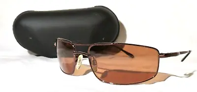 Serengeti  Flex Lamone 6989 Sunglasses Shades Sports Wrap Brown Metal Unisex • $99.99