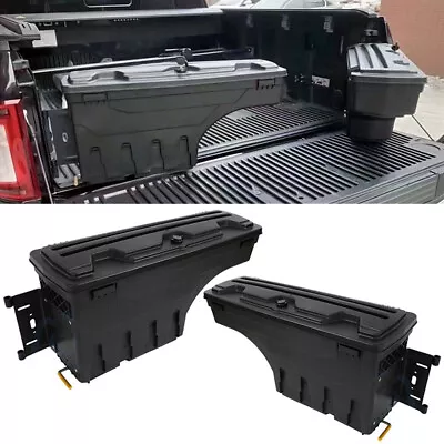 Truck Bed Storage Tool Box L + R Side For 2019-2021 Dodge Ram 1500 Swing Case • $166.81