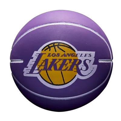 WILSON Los Angeles Lakers NBA Team Super Mini (6cm) Dribbler Basketball [purple] • £10.95