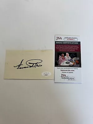 Vincent Price Signed Autographed 3x5 Card JSA Certified • $99.99