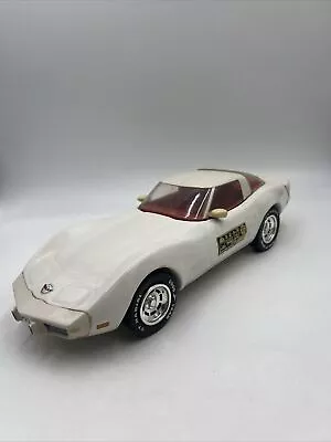 Vintage Jim Beam 1978 White Corvette Empty Whiskey Decanter • $39.99