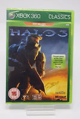 Halo 3 Classics Version [Microsoft Xbox 360] [UK PAL] BRAND NEW & FACTORY SEALED • £14.99