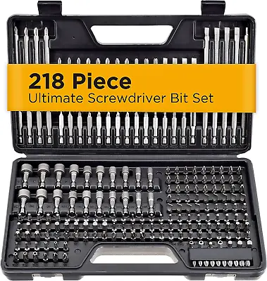 $39.59 • Buy 218 Piece Ultimate Screwdriver Bit Set, Carbon Steel, Hard-To-Find Security Bits
